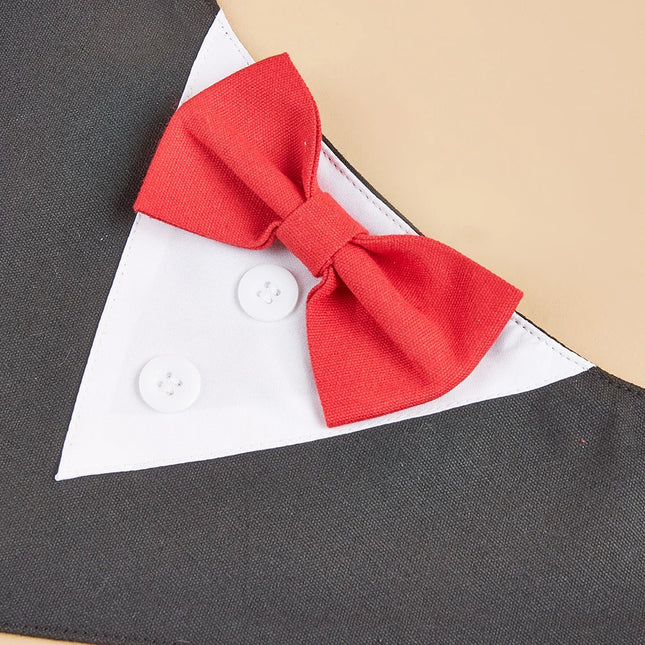 Bandana with bow tie for dogs