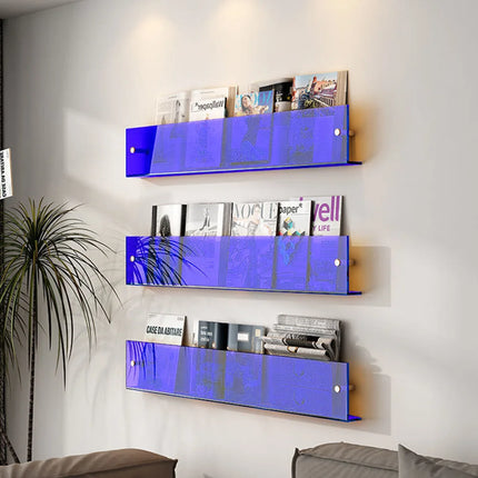 Clear Acrylic Magazine Book Rack