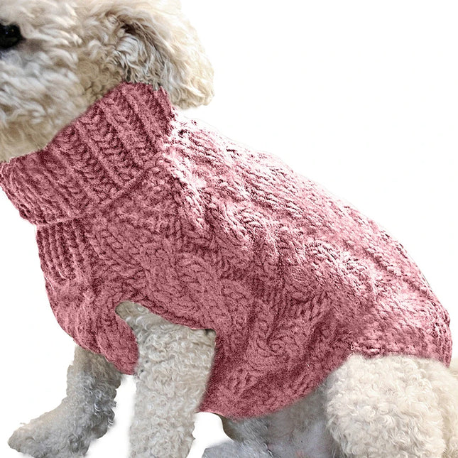 Knitted sweater for dogs