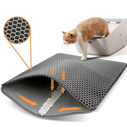 Tapis de litière pour chat