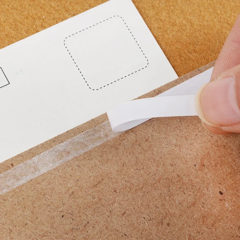 Rollo de cinta adhesiva de doble cara · 8 m · Blanca y ultrafina · Fuerte adherencia para hogar, oficina y manualidadesCintas adhesivasHardware > Building Consumables > Hardware Tape > Duct Tape