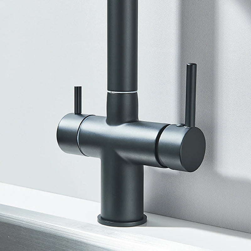 Grifo de cocina de filtración con mezcla de agua caliente y fríaGrifosHardware > Plumbing > Plumbing Fixtures > Faucets > Kitchen Sink Faucets