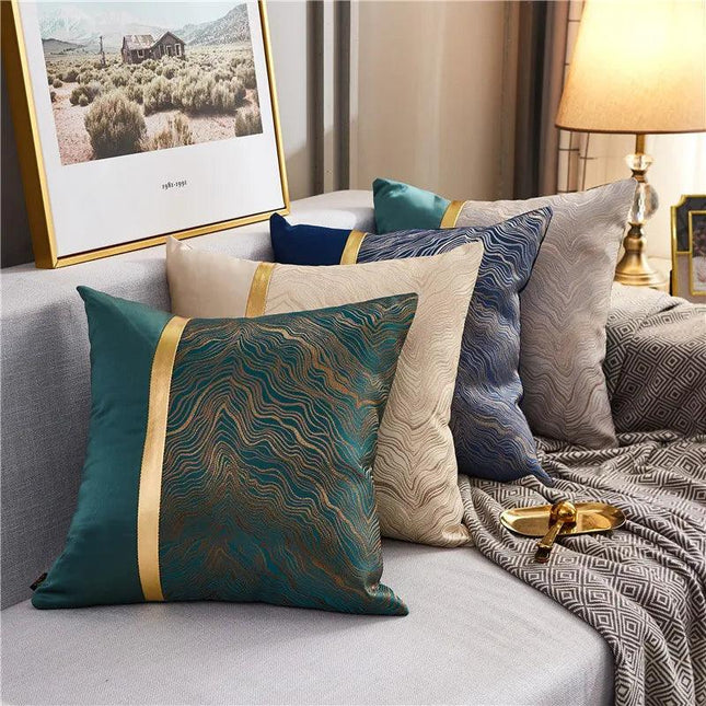 Geometric pillow cover for combinable decorative cushions 45x45cm