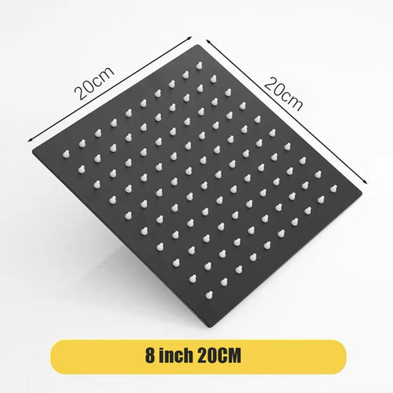 Plato rociador de baño con efecto lluvia, acero inoxidable, alta presiónCabezales de duchaHardware > Plumbing > Plumbing Fixture Hardware & Parts > Shower Parts > Shower Heads