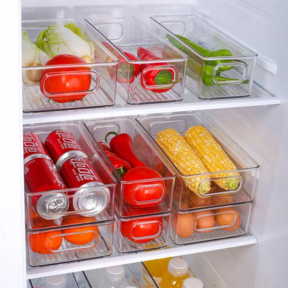 Caja de almacenamiento transparente para refrigerador