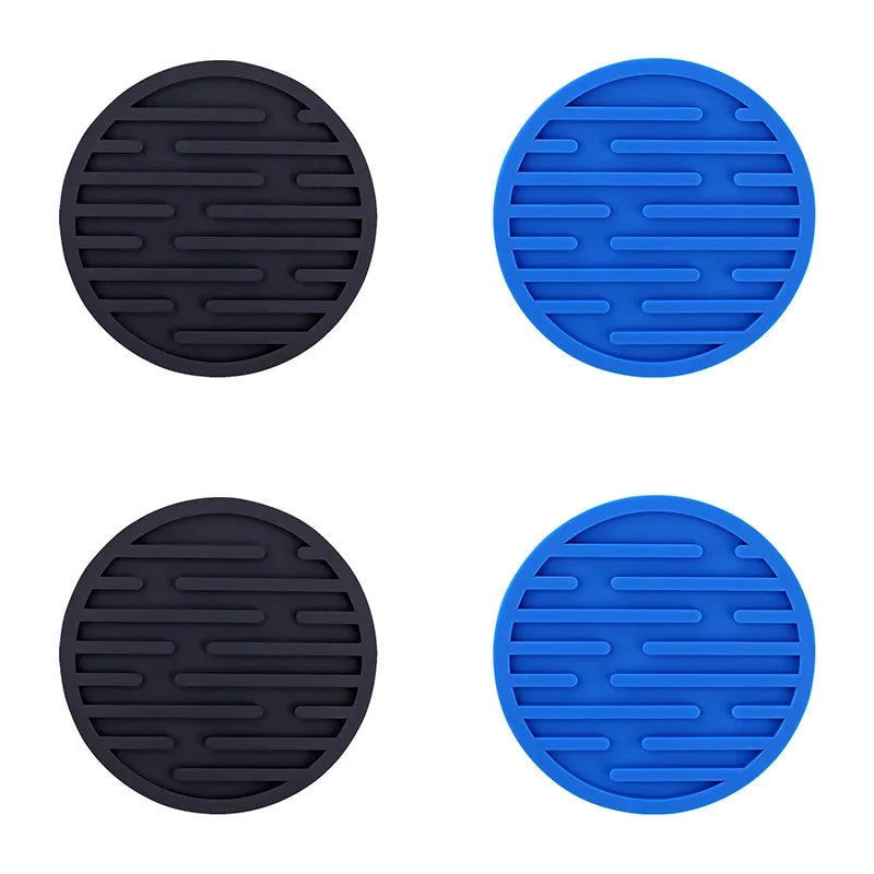 Set de 4 posavasos redondos de silicona antideslizantes de 10 cmPosavasosHome & Garden > Kitchen & Dining > Barware > Coasters