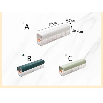 Colgador con cajón extraíble para ropa interior sin perforaciones