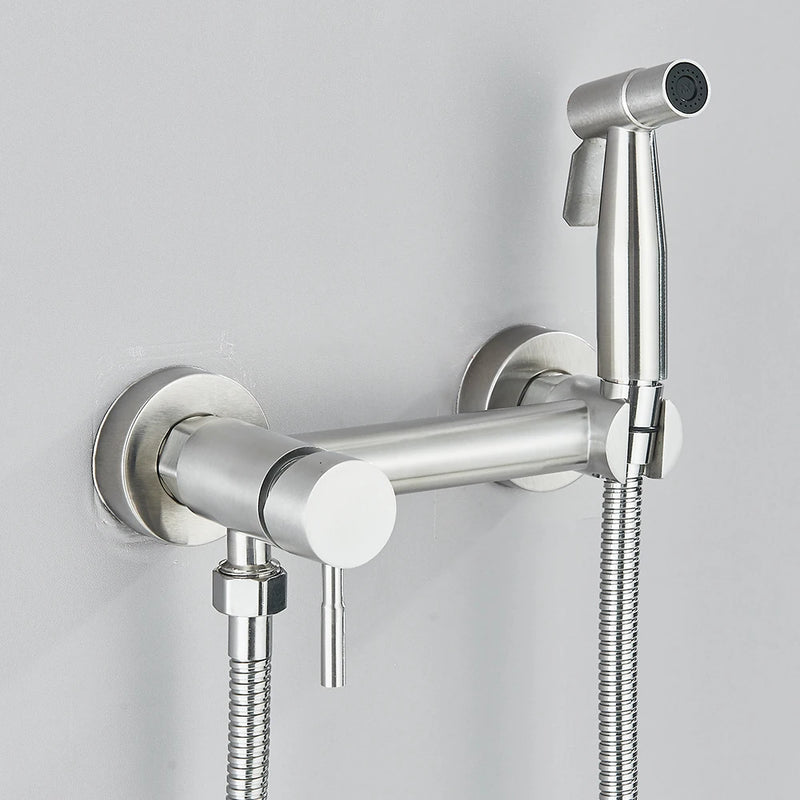 Grifo de bidé para agua caliente y fríaGrifosHardware > Plumbing > Plumbing Fixture Hardware & Parts > Toilet & Bidet Accessories > Bidet Faucets & Sprayers > Bidet Faucets