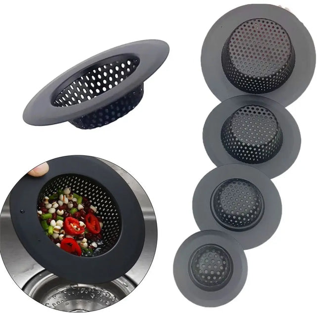 Stainless steel sink strainer