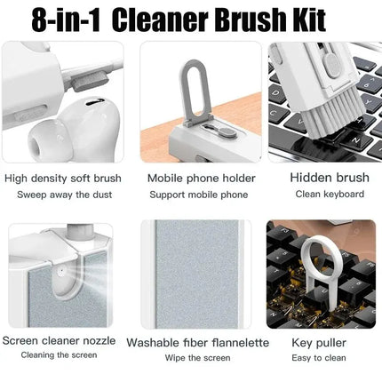 Computer Keyboard Cleaning Brush Kit 8 in 1