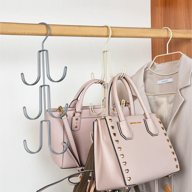 Percha de 3 alturas con 6 ganchos multifuncionalPerchasHome & Garden > Household Supplies > Storage & Organization > Clothing & Closet Storage > Closet Organizers & Garment Racks > Closet Organizers