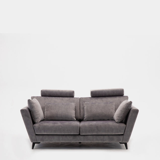 Sofá moderno con cojines de cabecera para la sala con estilo