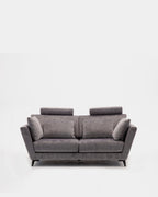 Sofá moderno con cojines de cabecera para la sala con estilo