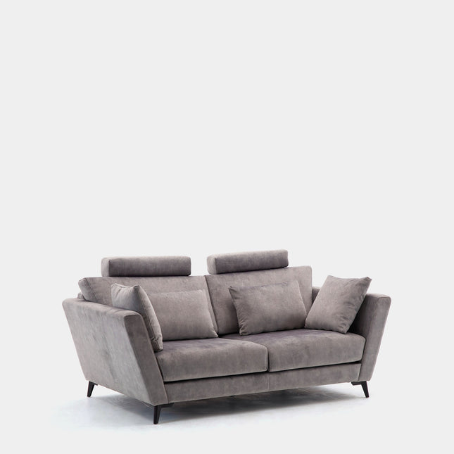 Sofá moderno con cojines de cabecera para la sala con estilo