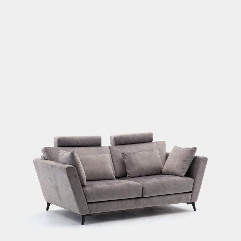 Sofá moderno con cojines de cabecera para la sala con estilo