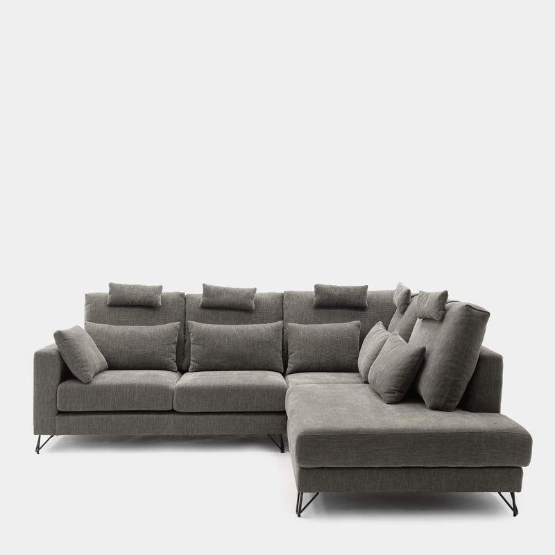 Sofá chaiselongue verde 6 plazas | amplio y cómodo