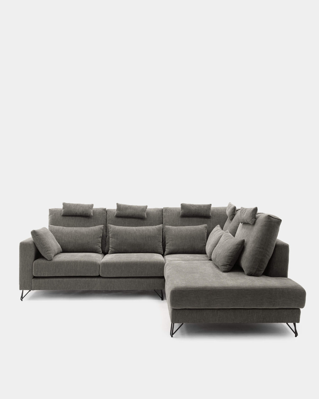 Sofá chaiselongue verde 6 plazas | amplio y cómodo