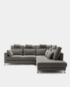 Sofá chaiselongue verde 6 plazas | amplio y cómodo