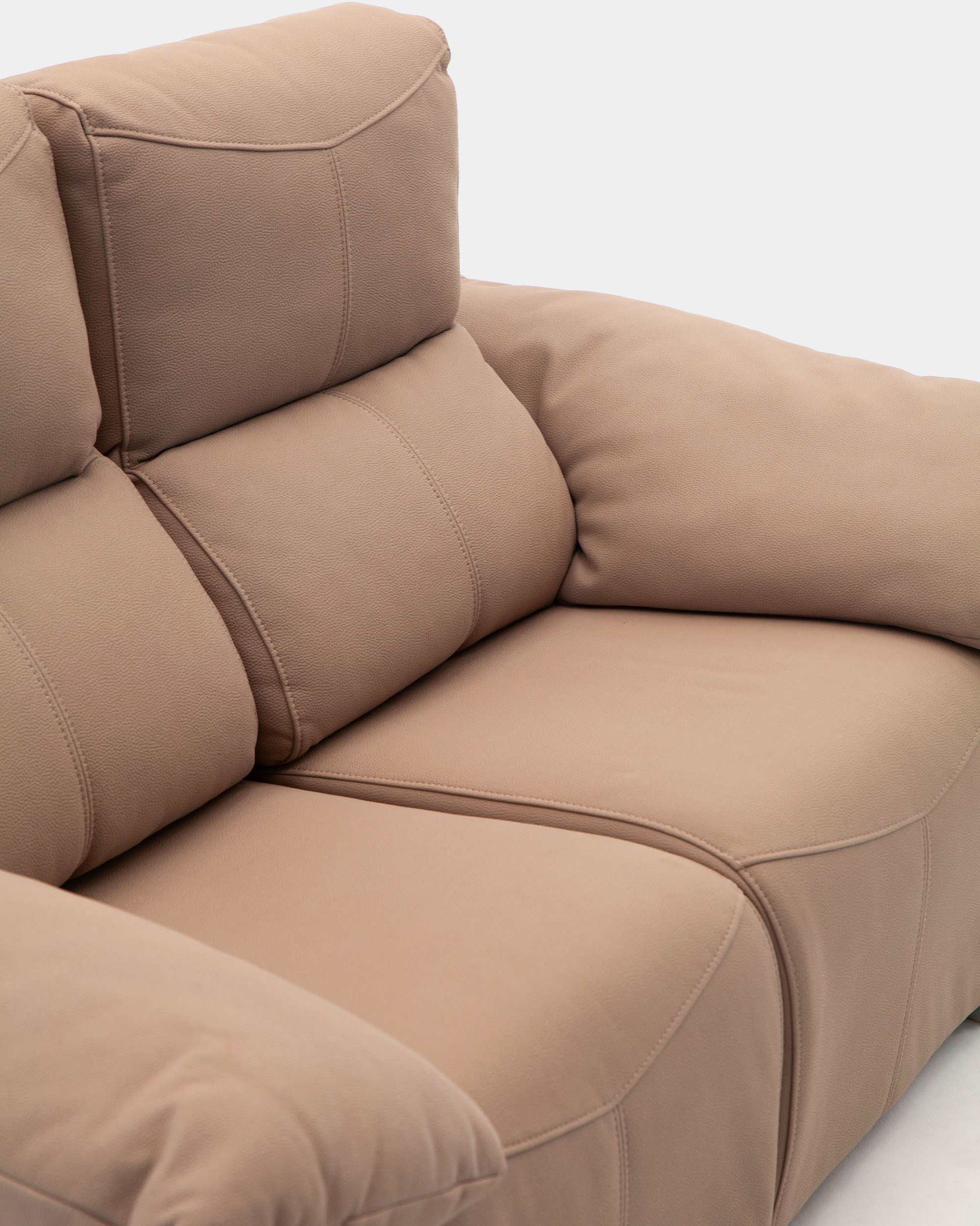 Sofá de dos plazas fijo | compacto para parejas modernas