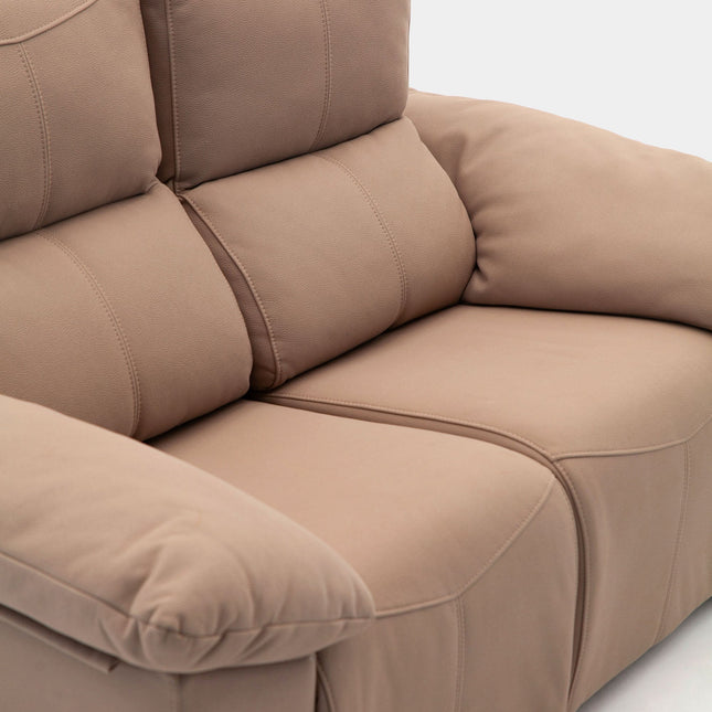 Sofá de dos plazas fijo | compacto para parejas modernas