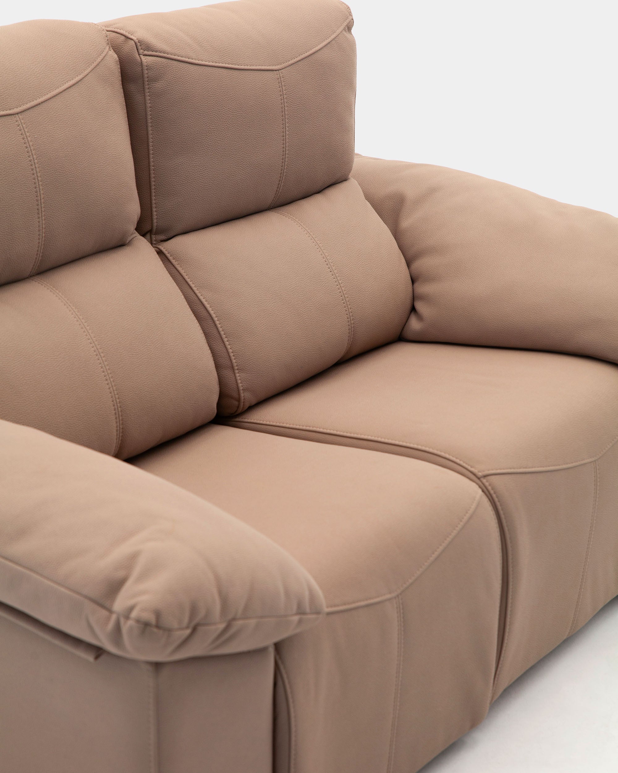 Sofá de dos plazas fijo | compacto para parejas modernas