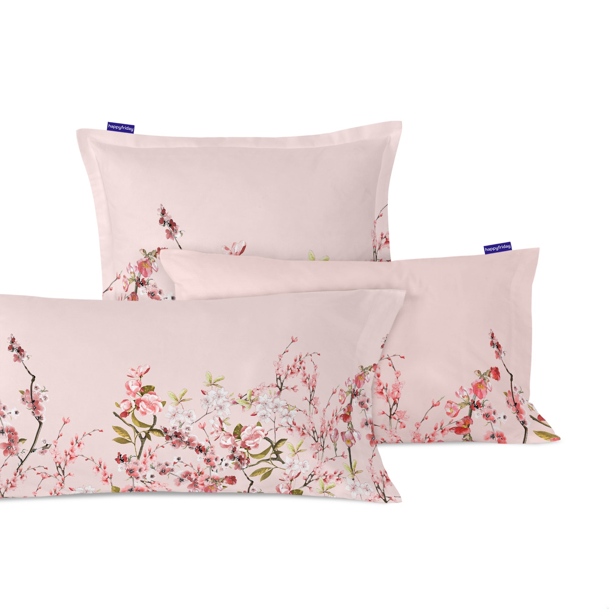Fronha de almofada rosa Chinoiserie