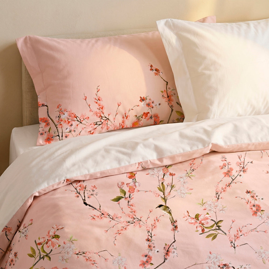 Chinoiserie rose Pillowcase
