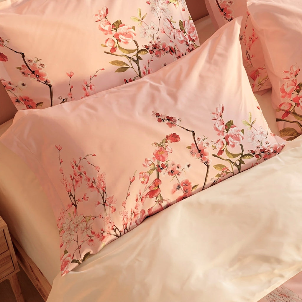 Chinoiserie rose Pillowcase