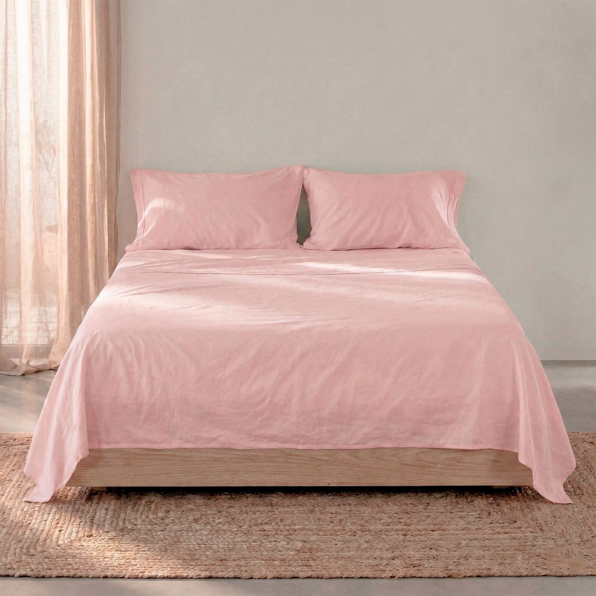 Basic Sábana Rosa palo