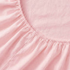 Lençol de baixo básico, rosa claro