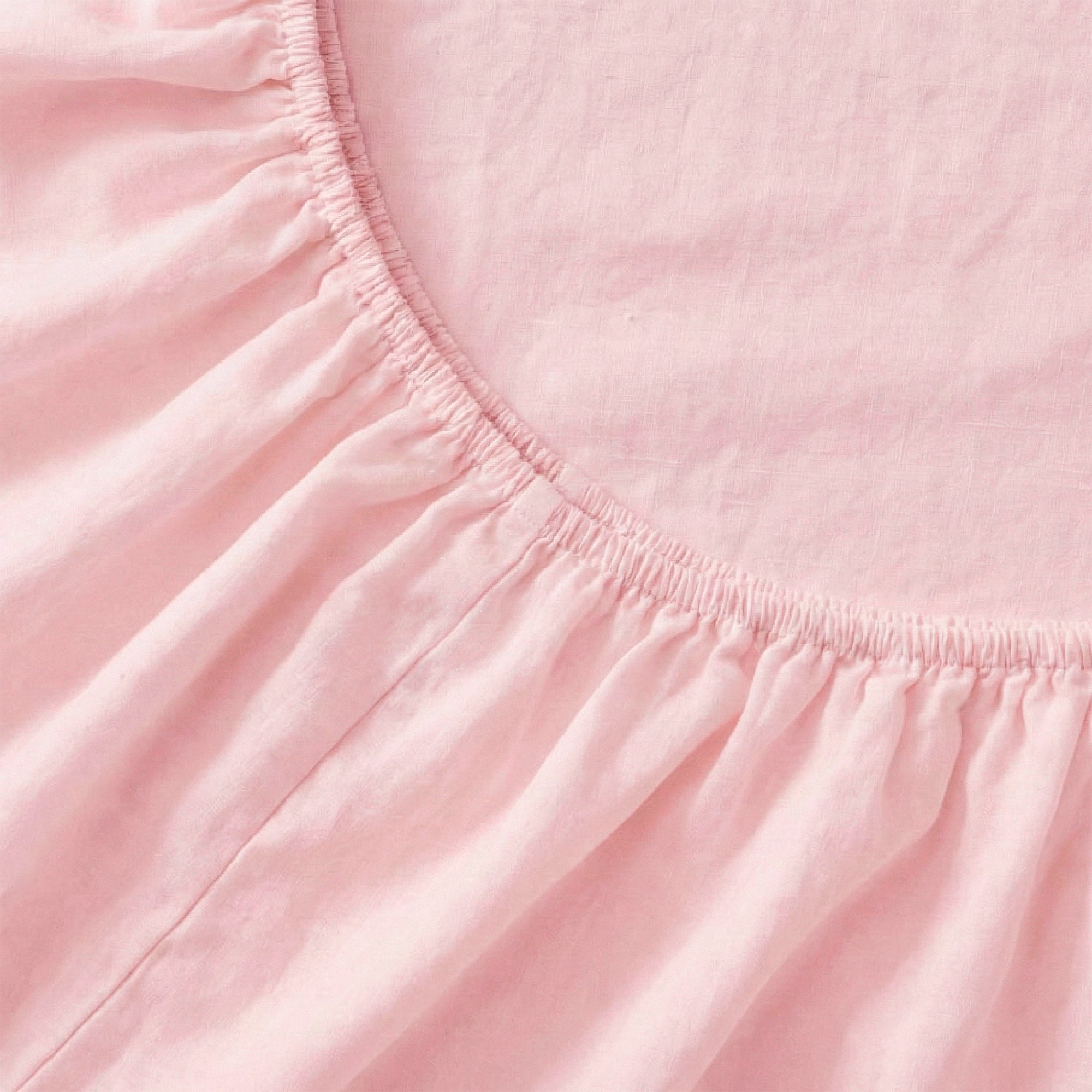 Lençol de baixo básico, rosa claro