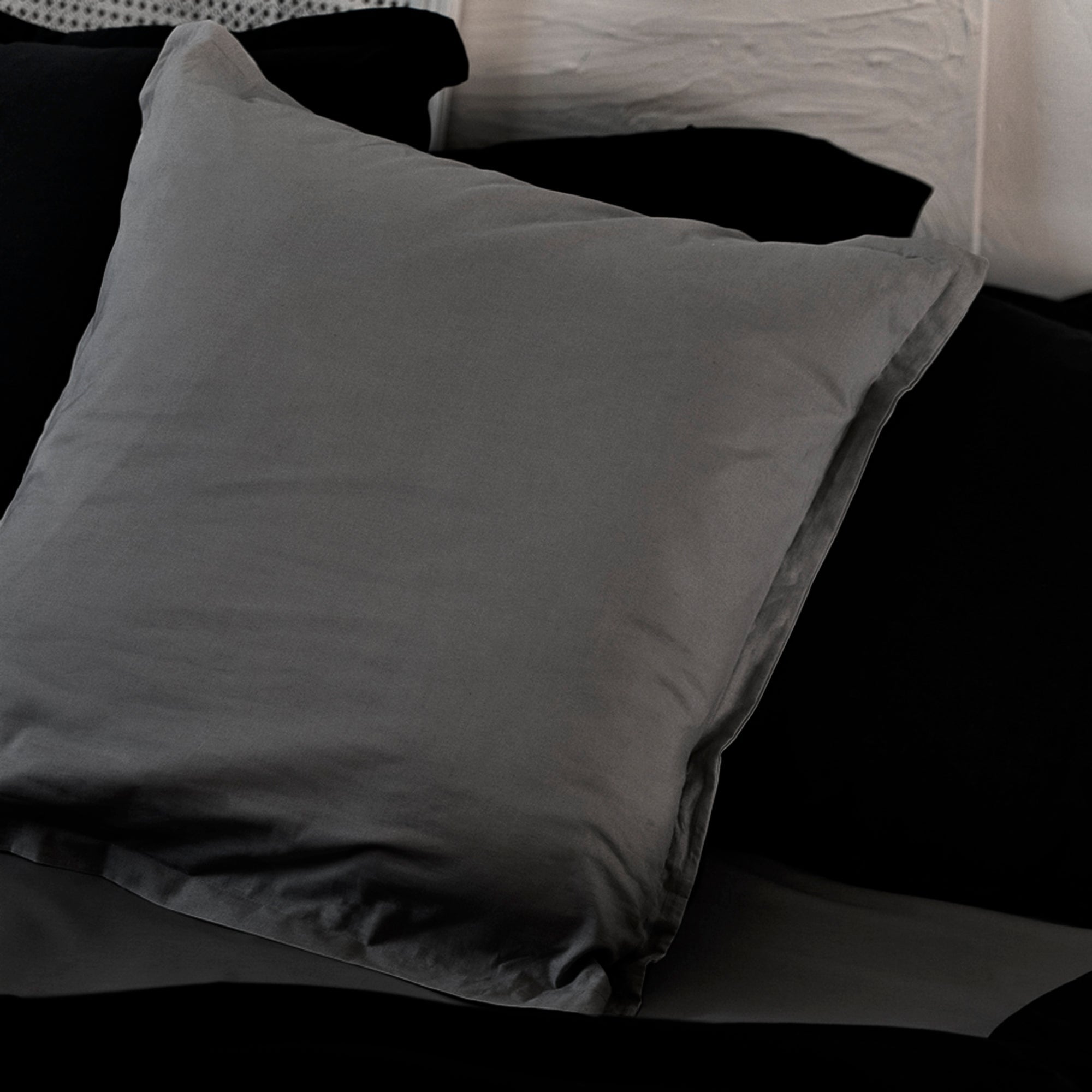 Basic Dark Gray Pillowcase