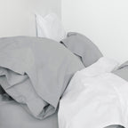 Basic Funda de almohada Gris claro