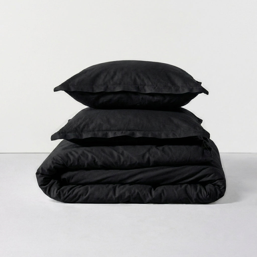 Basic Funda nórdica Negro