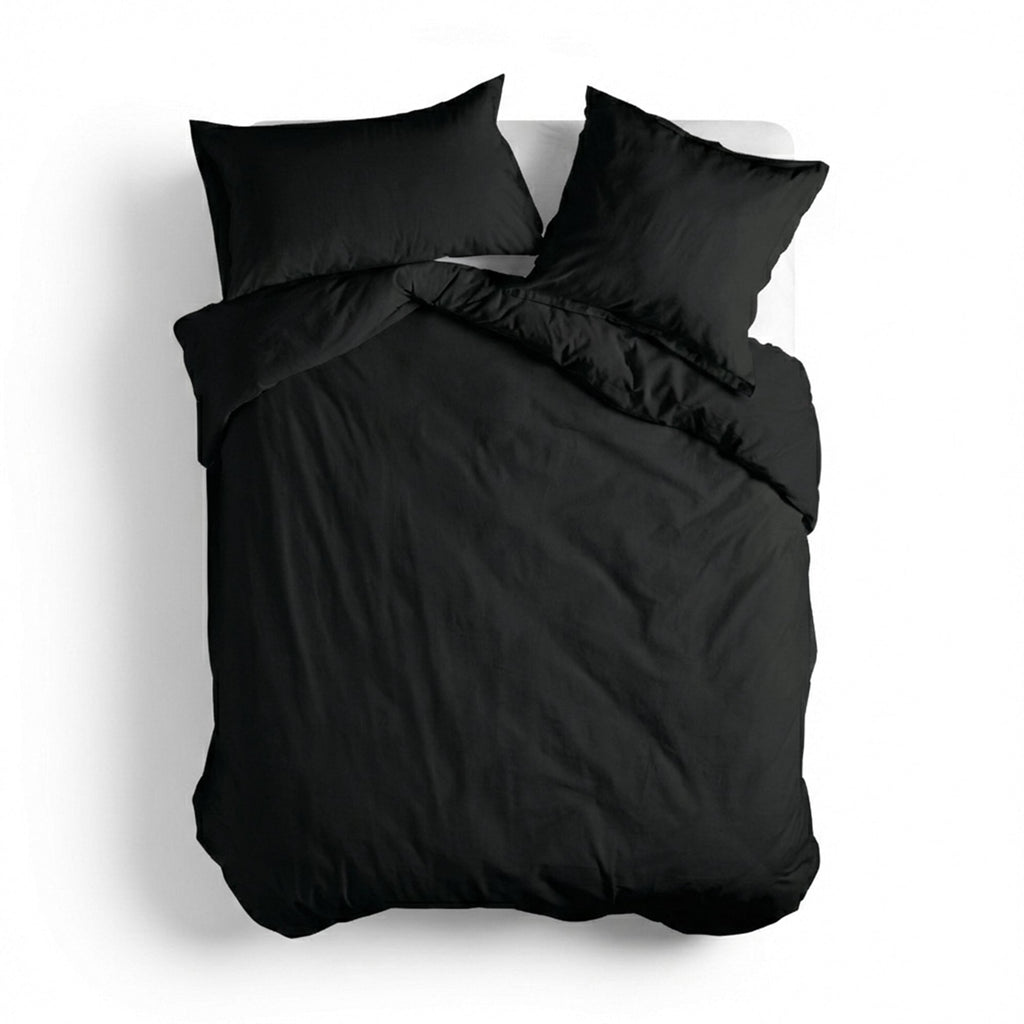 Basic Funda nórdica Negro