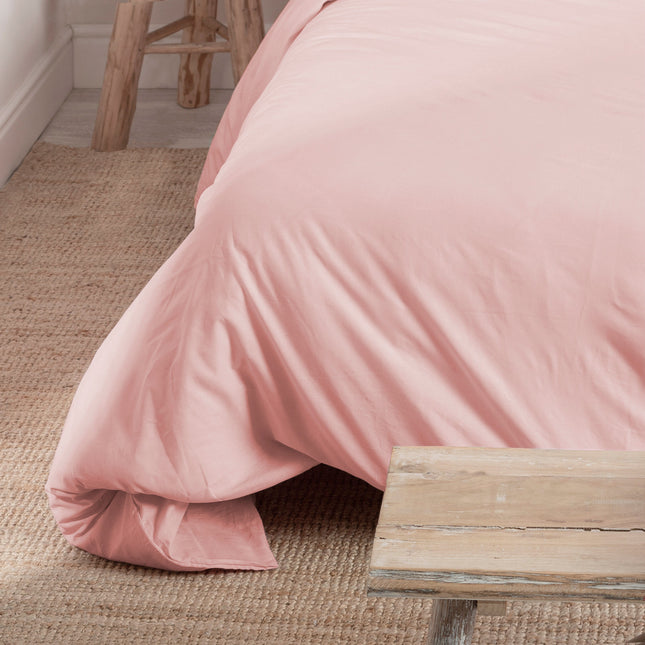Basic Funda nórdica Rosa palo