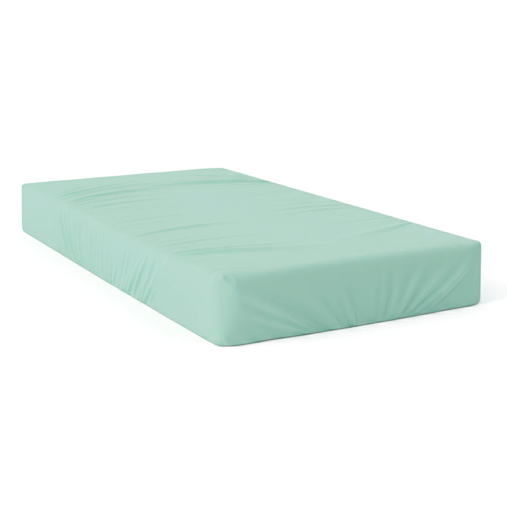 Lençol de baixo básico, cor menta