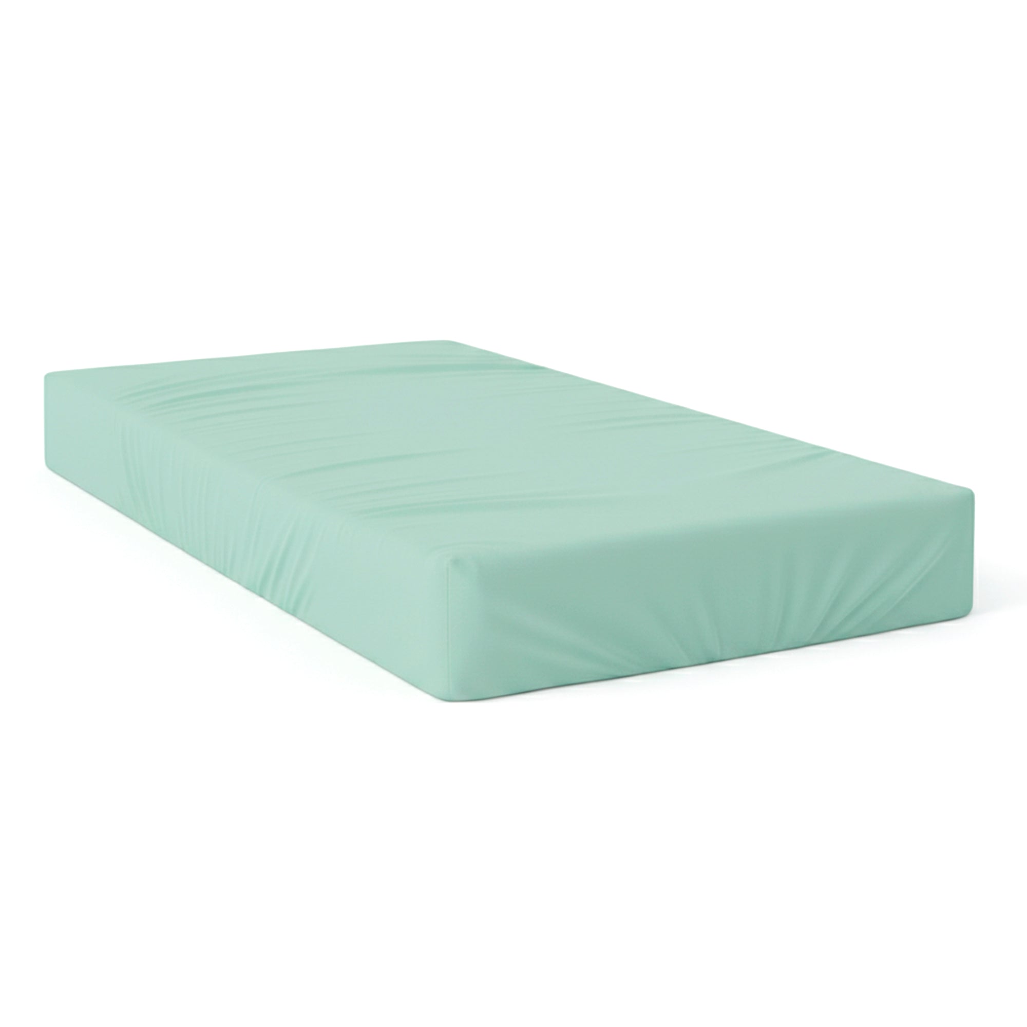 Lençol de baixo básico, cor menta