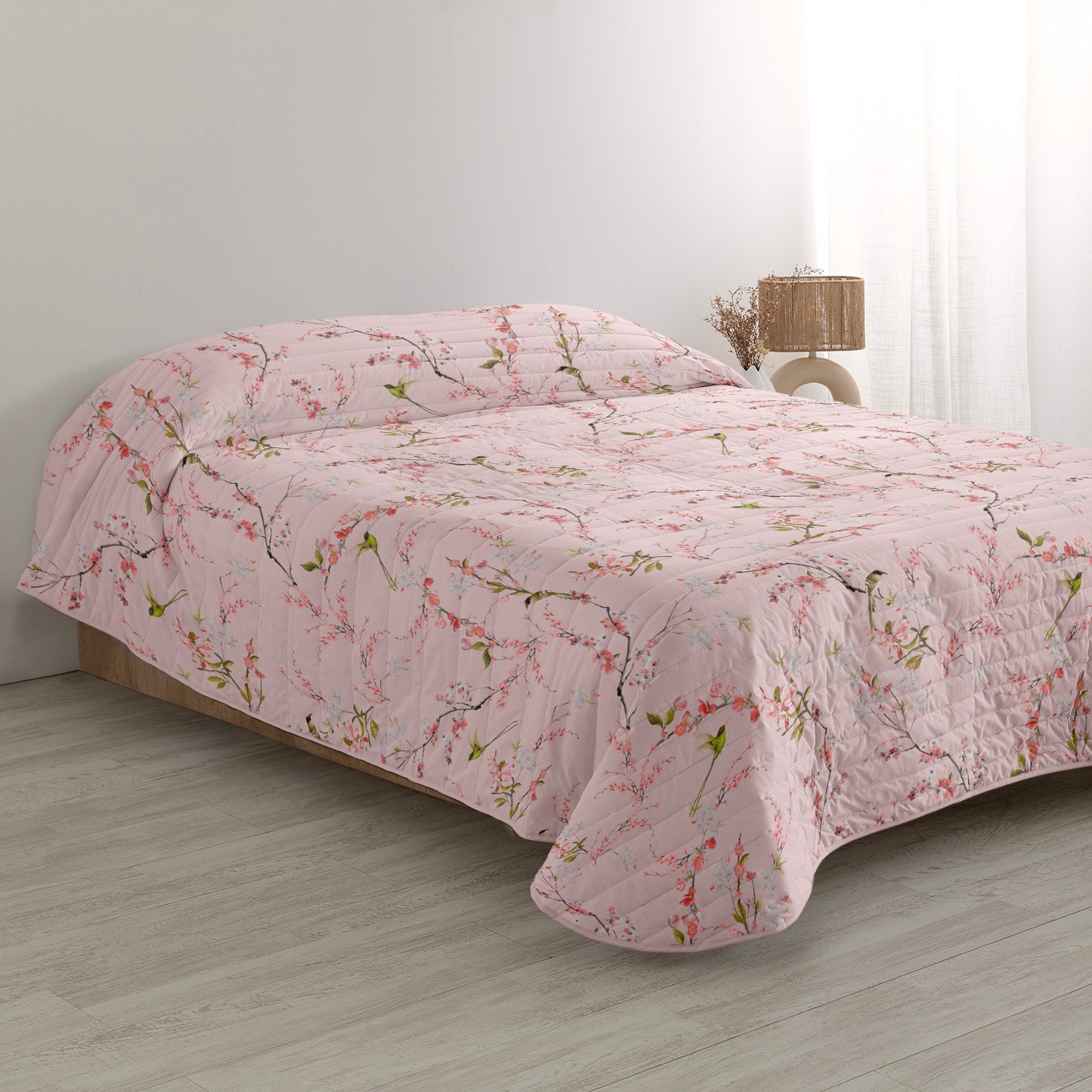 Chinoiserie rose Quilt