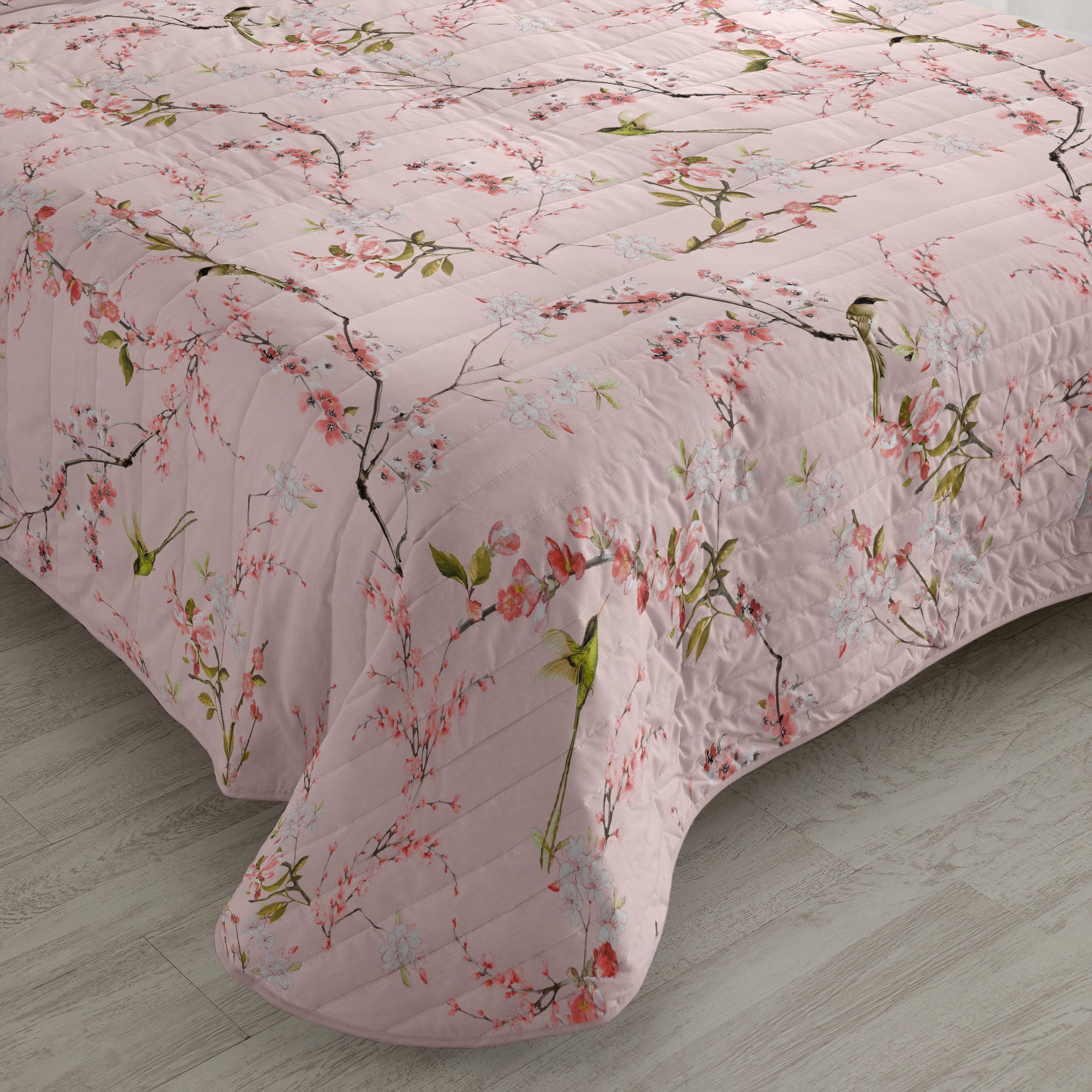 Chinoiserie rose Quilt
