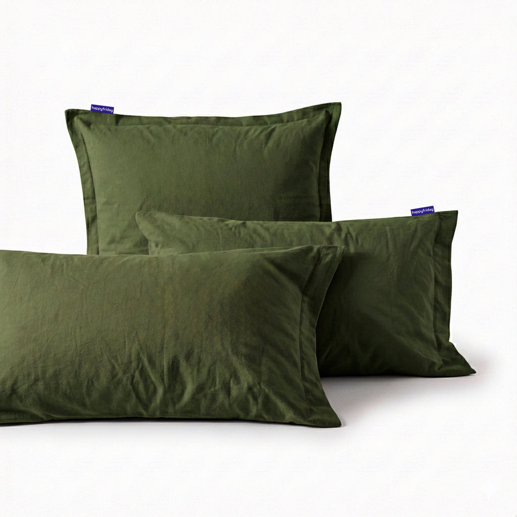 Basic Olive Green Pillowcase