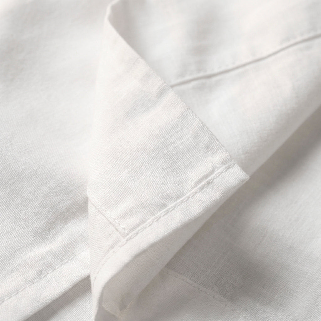 Basic percal Sábana Blanco