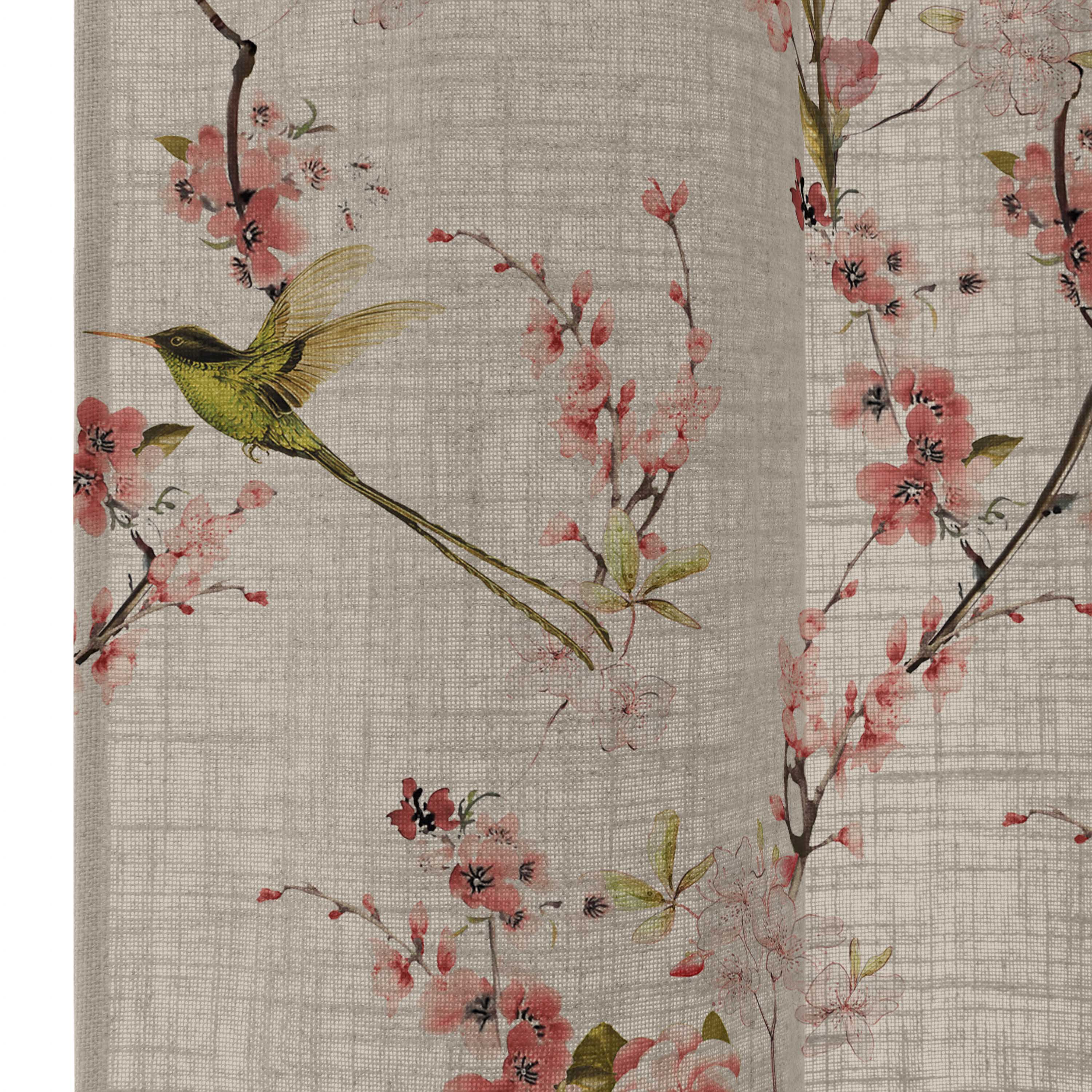 Chinoiserie Linen Curtain 140x280 cm