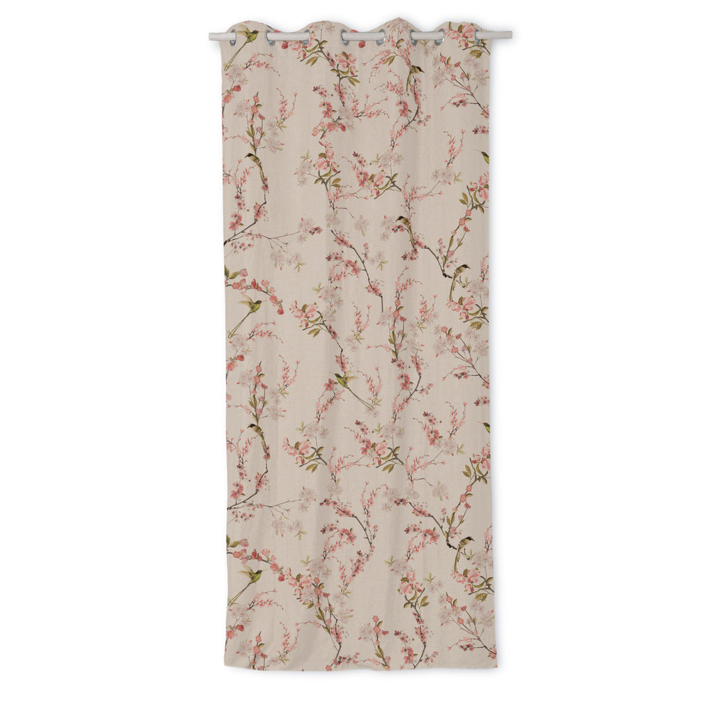 Chinoiserie Linen Curtain 140x280 cm