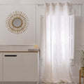 Basic Linen Curtain 140x280 cm White