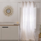 Basic Linen Curtain 140x280 cm White