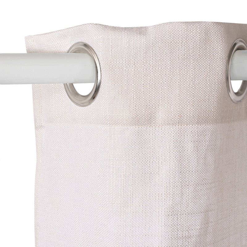 Basic Cortina lino 140x280 cm Blanco