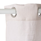 Basic Linen Curtain 140x280 cm White