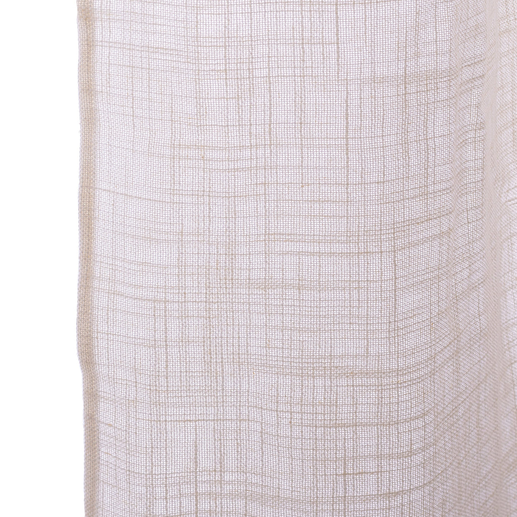 Basic Linen Curtain 140x280 cm White