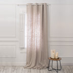 Basic Linen Curtain 140x280 cm Natural